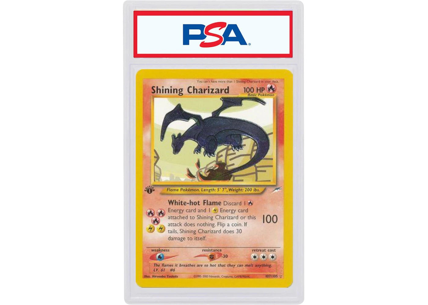2002 Pokemon Neo Destiny 107 Shining Charizard 1st Edition (PSA or BGS Graded)