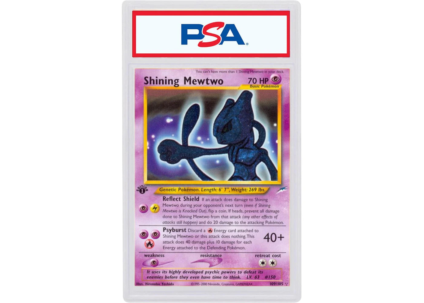 2002 Pokemon Neo Destiny 109 Shining Mewtwo (PSA or BGS Graded)