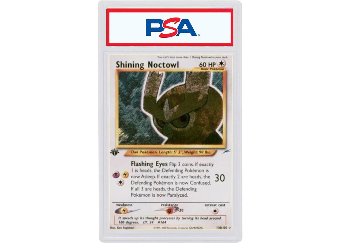 2002 Pokemon Neo Destiny 110 Shining Noctowl (PSA or BGS Graded)