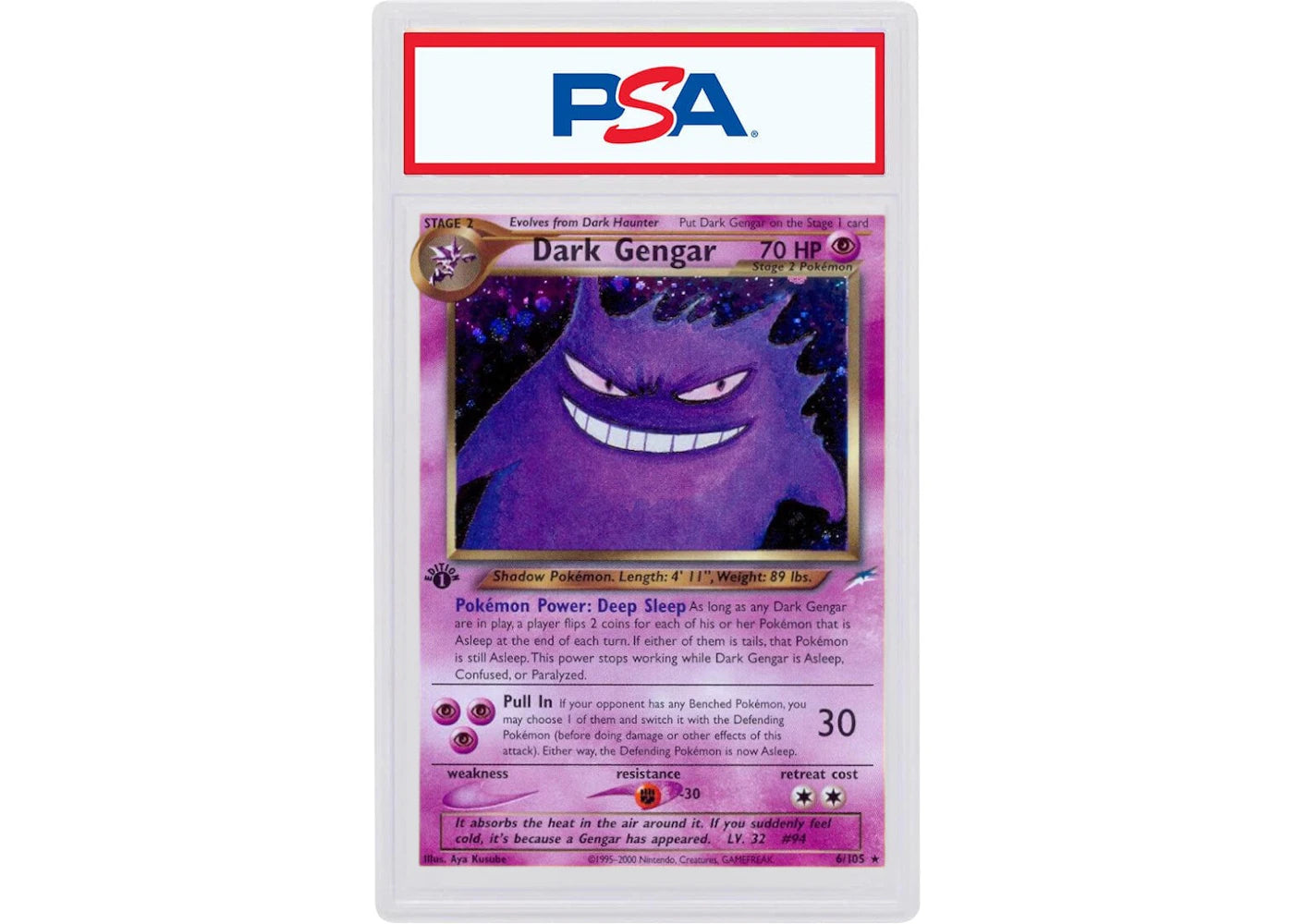 2002 Pokemon Neo Destiny 6 Dark Gengar-Holo (PSA or BGS Graded)