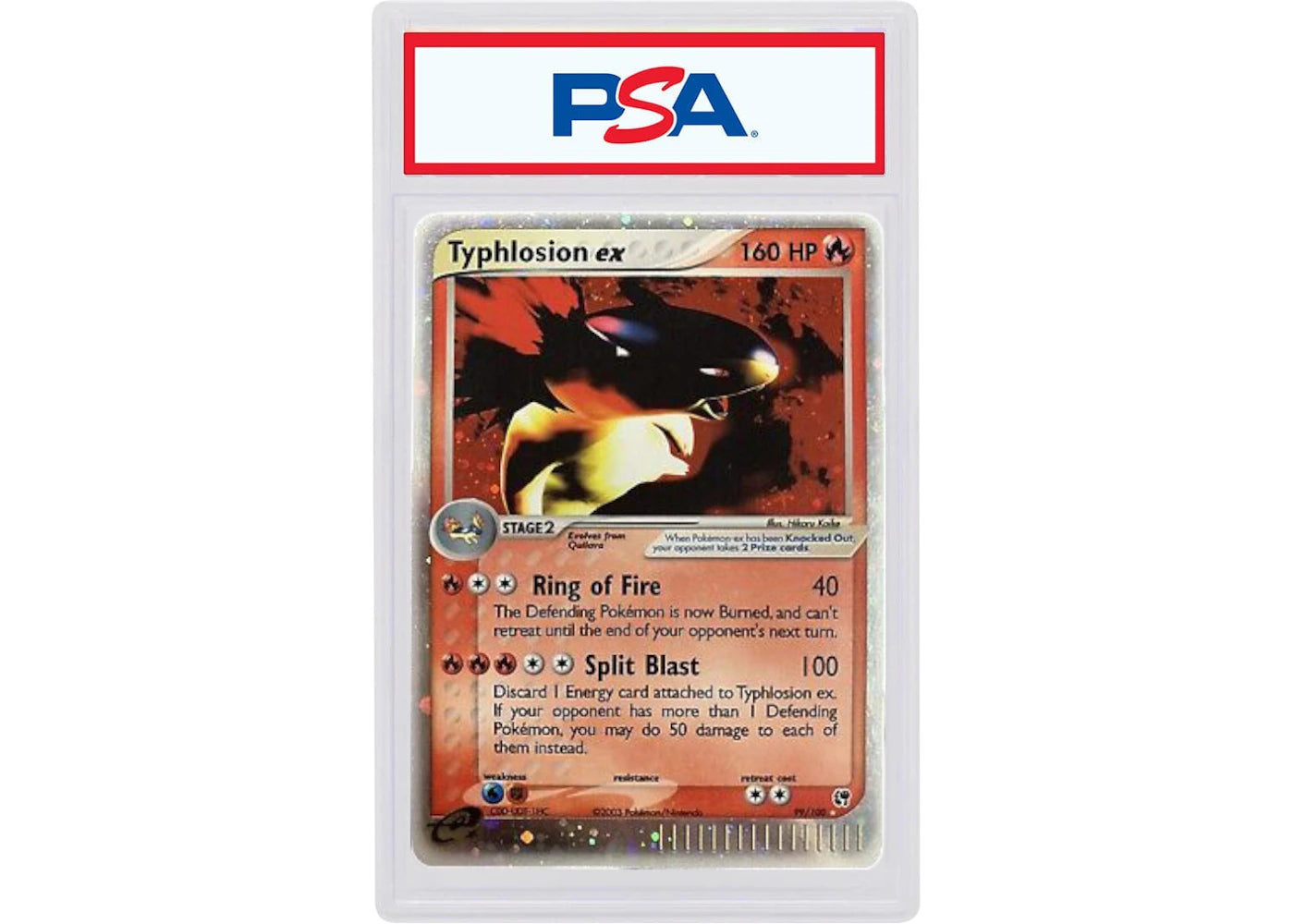 2003 Pokemon ex Sandstorm 99 Typhlosion ex-Holo (PSA or BGS Graded)
