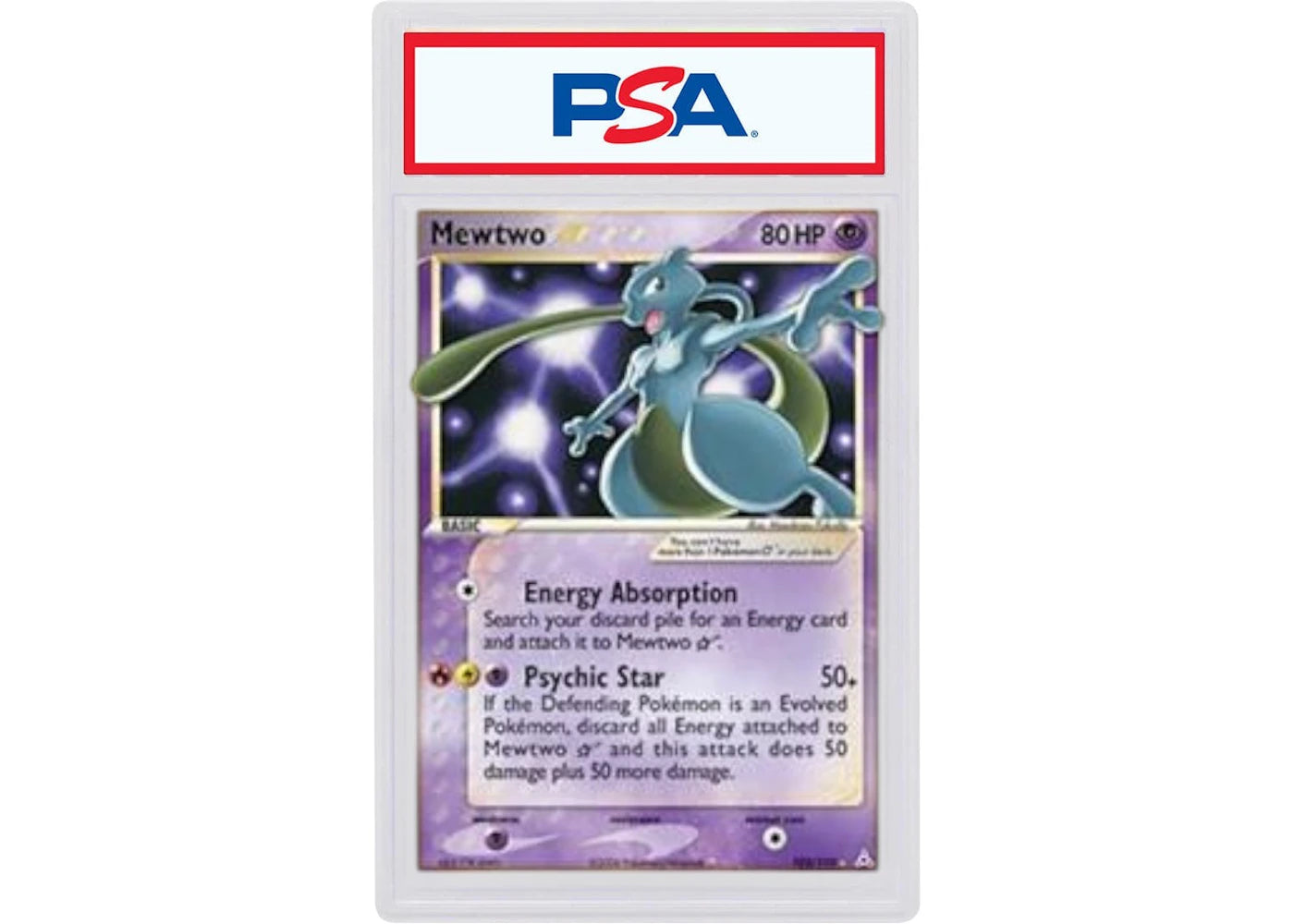 2005 Pokemon Japanese Gift Box Mew 002 Mewtwo-Holo Gold Star (PSA or BGS Graded)