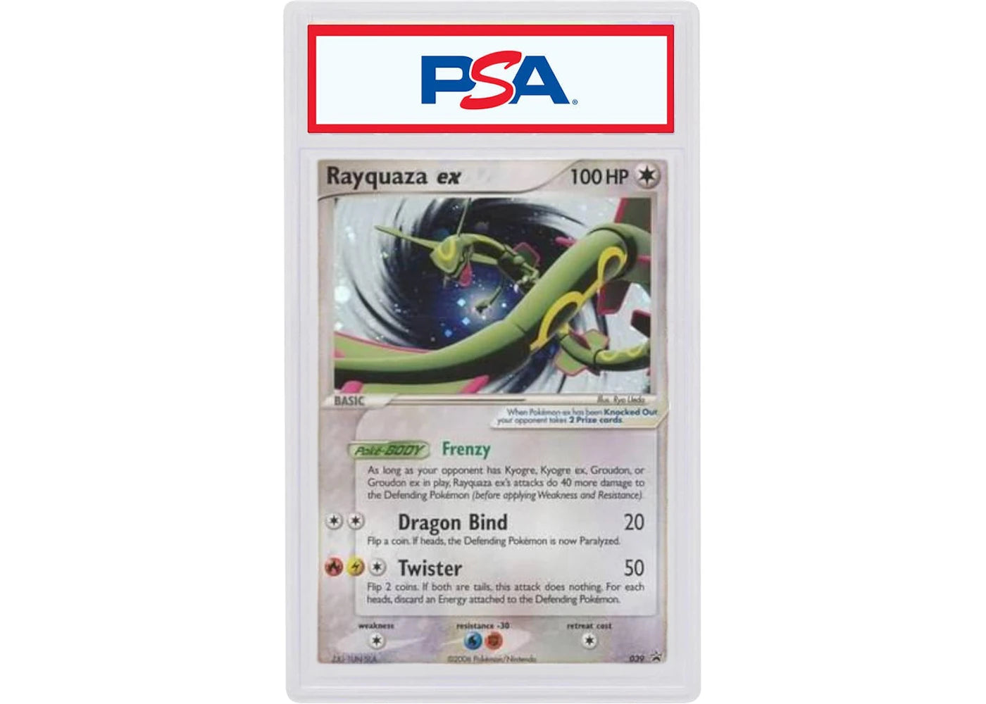 2006 Pokemon Black Star Promos 039 Rayquaza ex-Holo (PSA or BGS Graded)