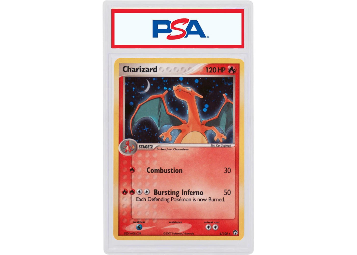 2007 Pokemon ex Power Keepers 6 Charizard-Holo (PSA or BGS Graded)