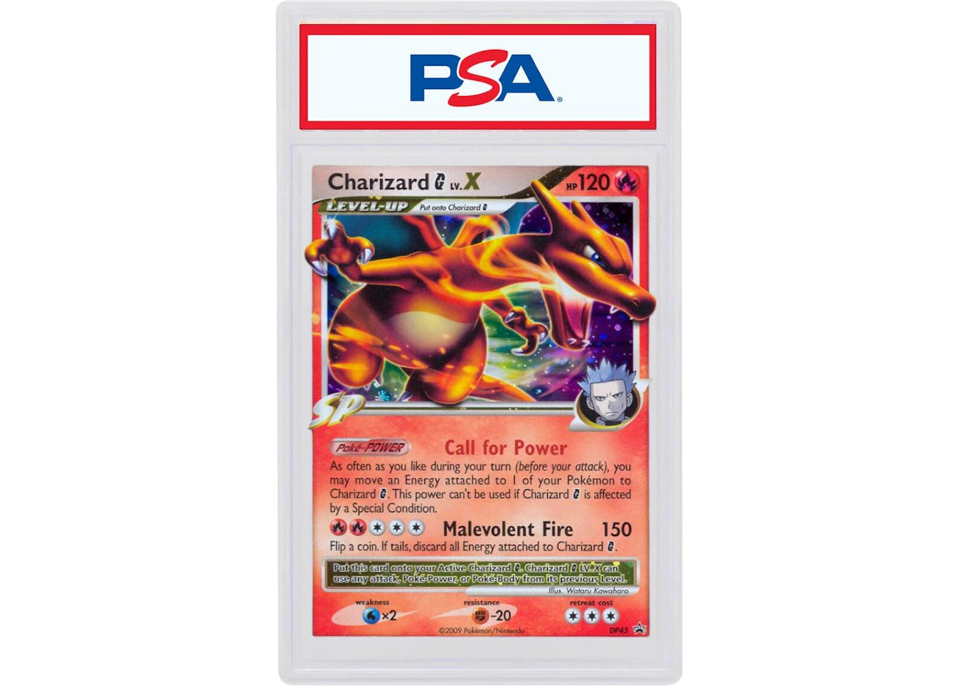 2009 Pokemon Diamond & Pearl Black Star Promo Dp45 Charizard G LV.X Holo (PSA or BGS Graded)