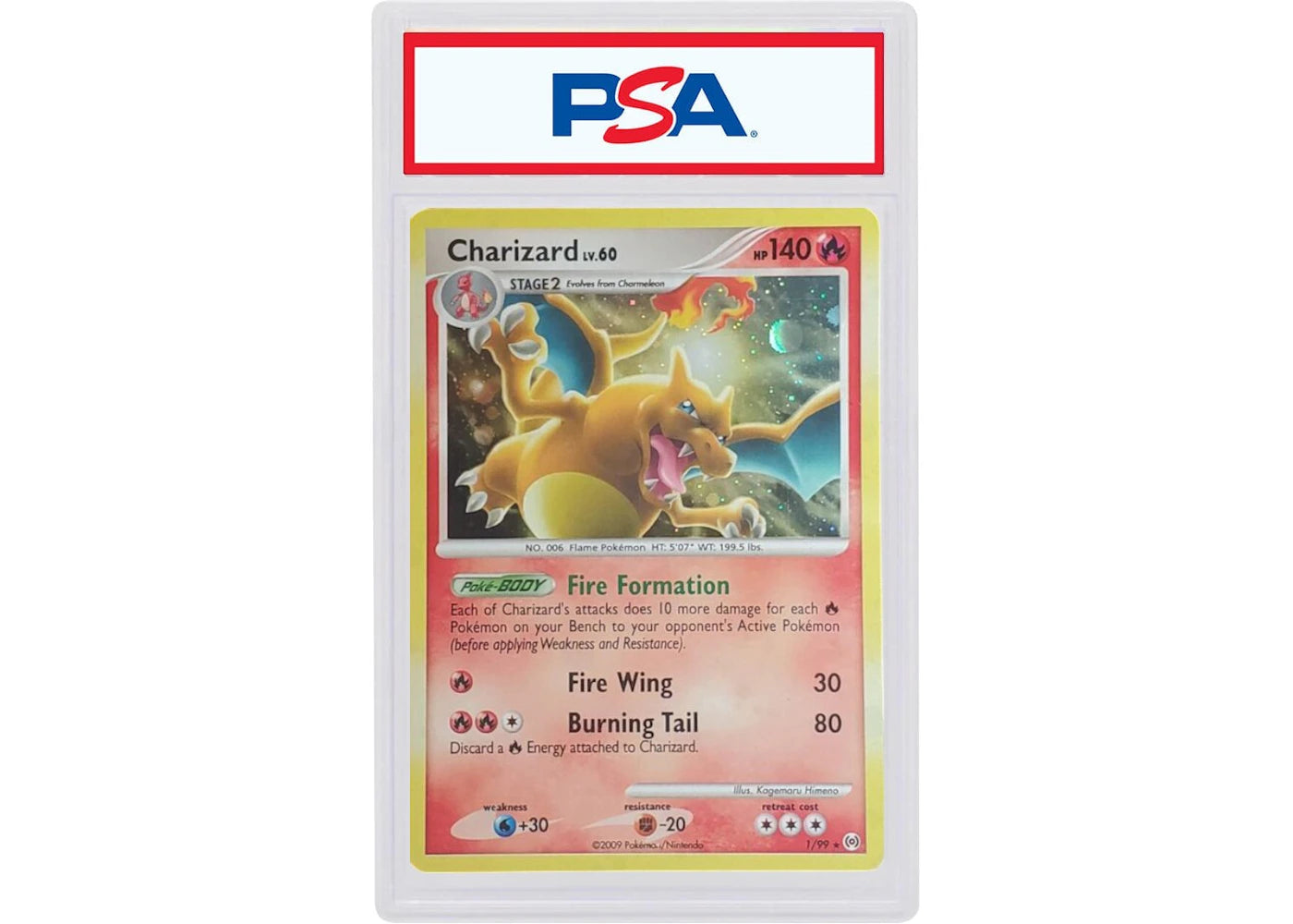 2009 Pokemon Platinum ARCeus 1 Charizard-Holo (PSA or BGS Graded)