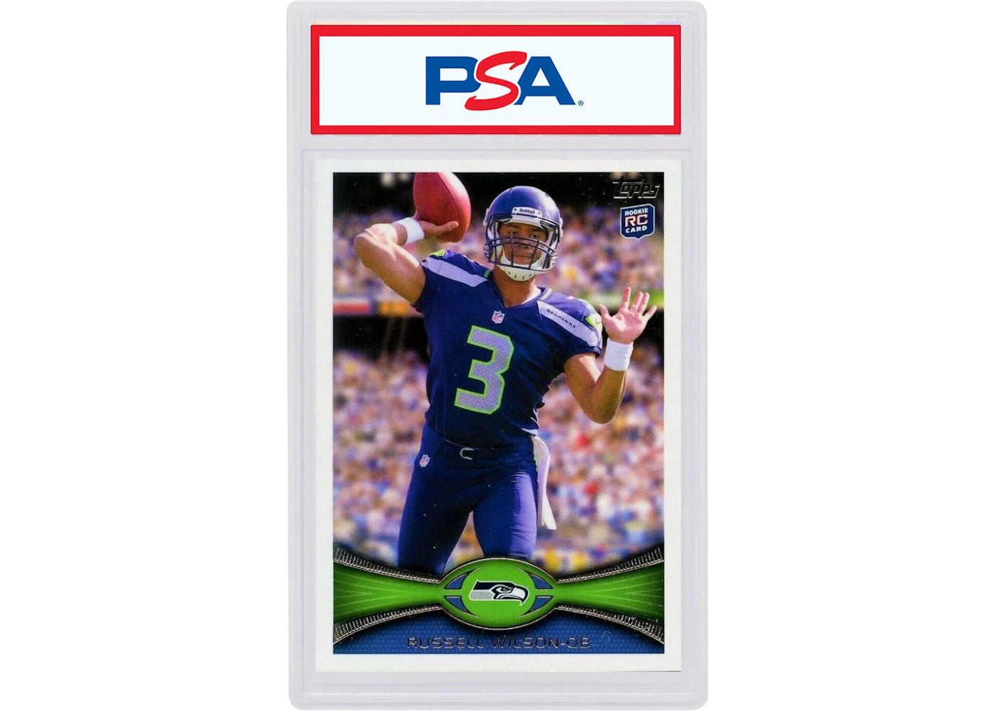 2012 Topps 165 Russell Wilson Passing-stands Visible (PSA or BGS Graded)