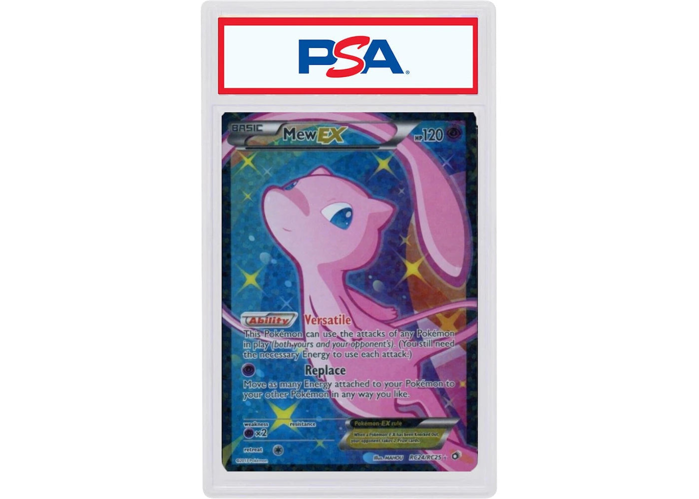 2013 Pokemon Black & White Legendary Treasures Radiant Collection 24/25 Full Art/Mew ex (PSA or BGS Graded)