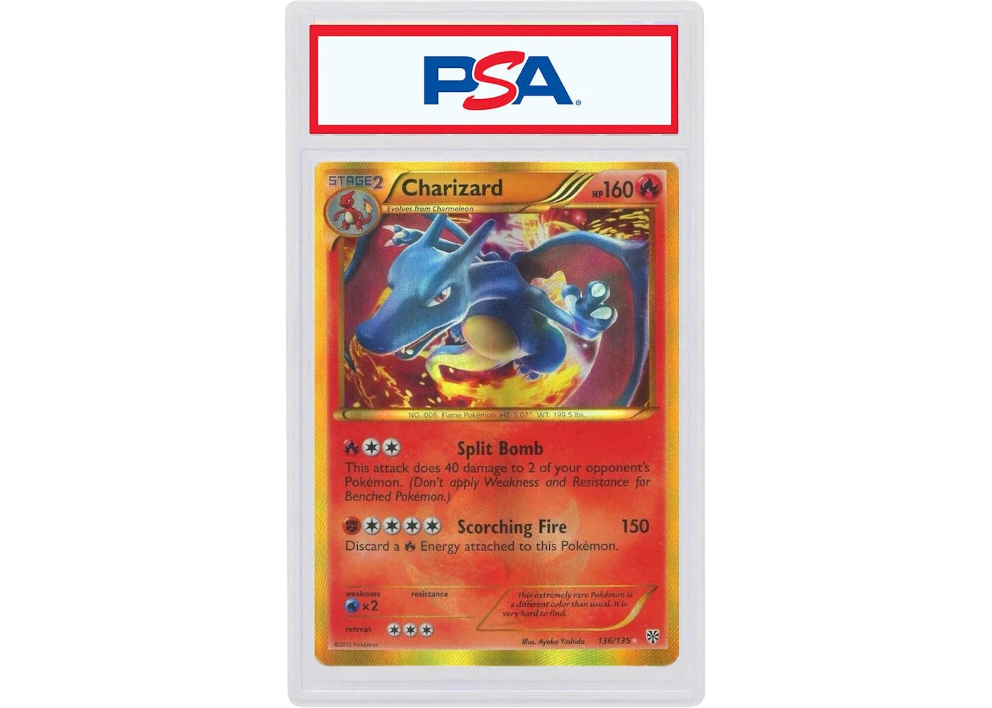 2013 Pokemon Black & White Plasma Storm 136 Charizard (PSA or BGS Graded)