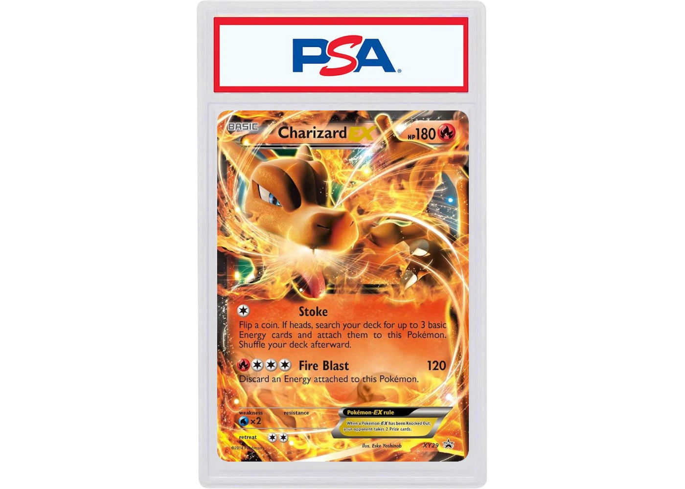 2014 Pokemon XY Black Star Promo XY29 Charizard ex (PSA or BGS Graded)