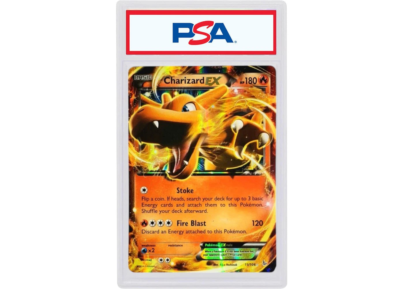 2014 Pokemon XY Flashfire 11 Charizard ex (PSA or BGS Graded)
