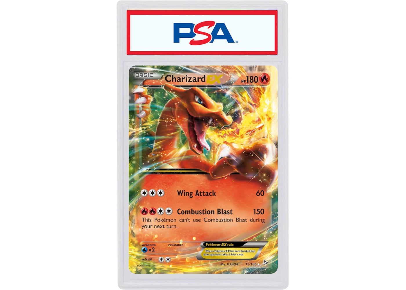 2014 Pokemon XY Flashfire 12 Charizard ex (PSA or BGS Graded)