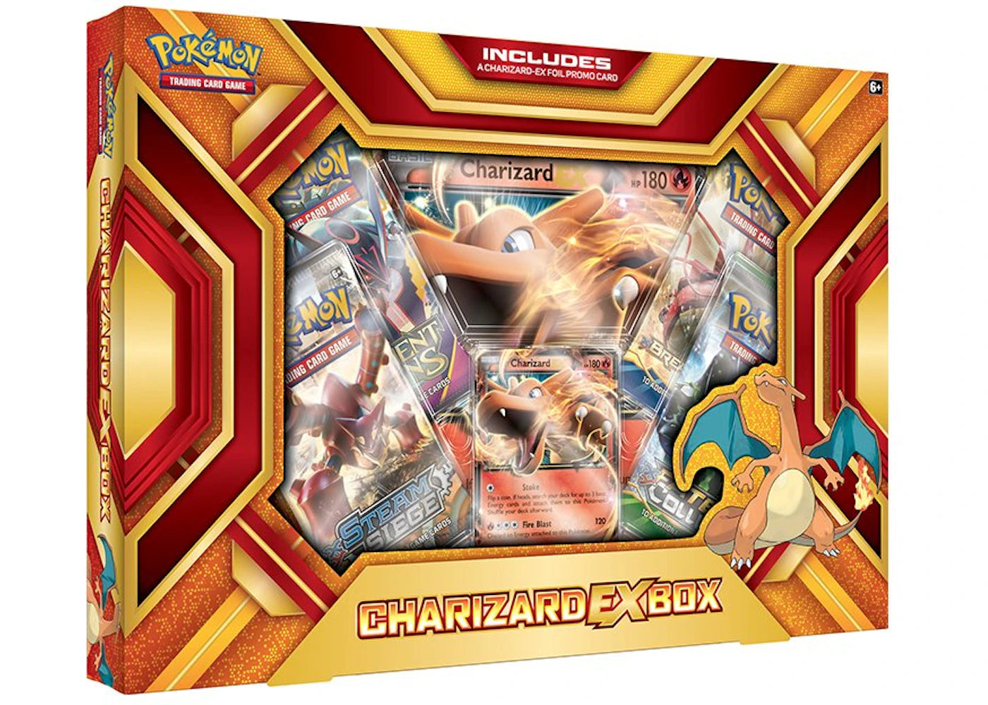 2016 Pokemon TCG Charizard EX Box Fire Blast