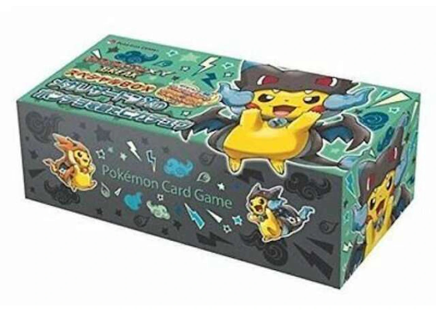 Pokémon TCG XY Break Pikachu Wearing A Mega Charizard X Poncho Special Box