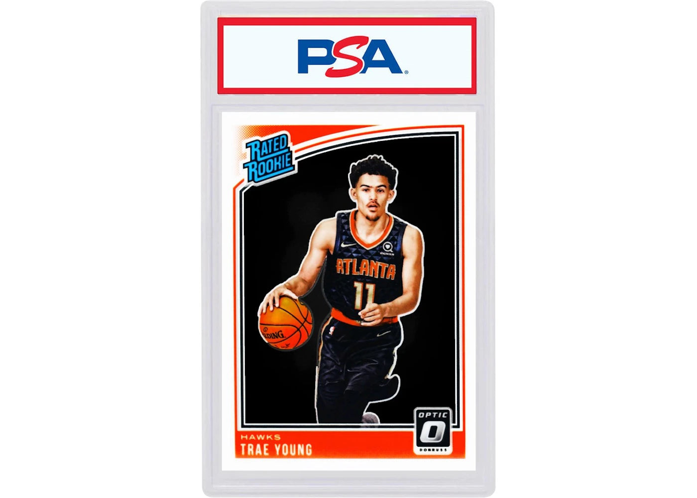 2018 Panini Donruss Optic 198 Trae Young (PSA or BGS Graded)