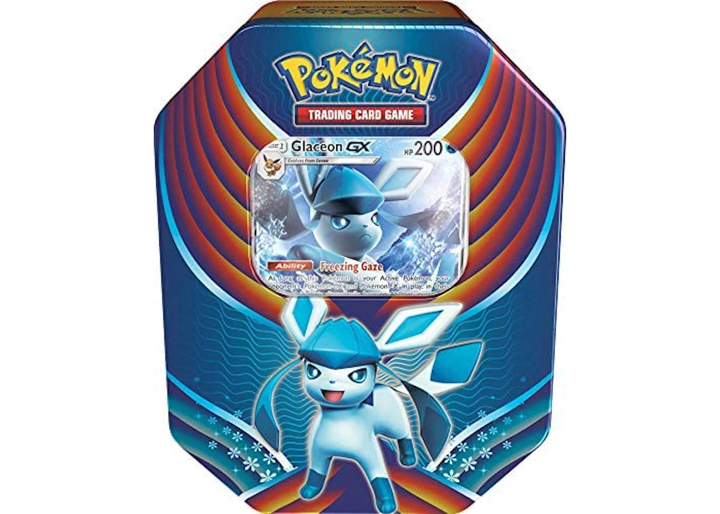 2018 Pokemon TCG Evolution Celebration Tin Glaceon GX