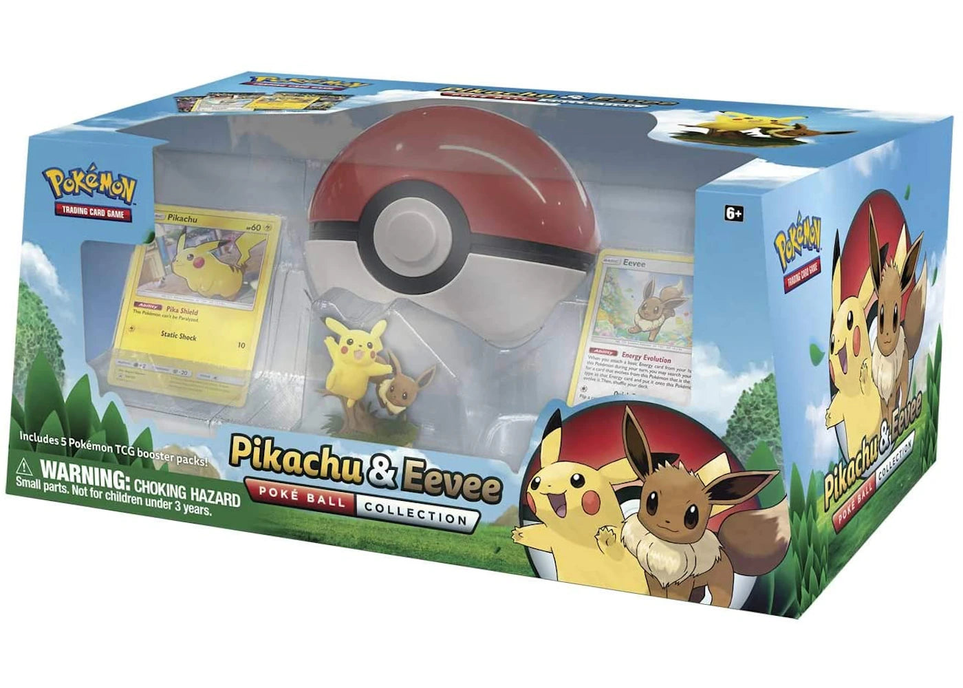2018 Pokemon TCG Pikachu & Eevee Poke Ball Collection