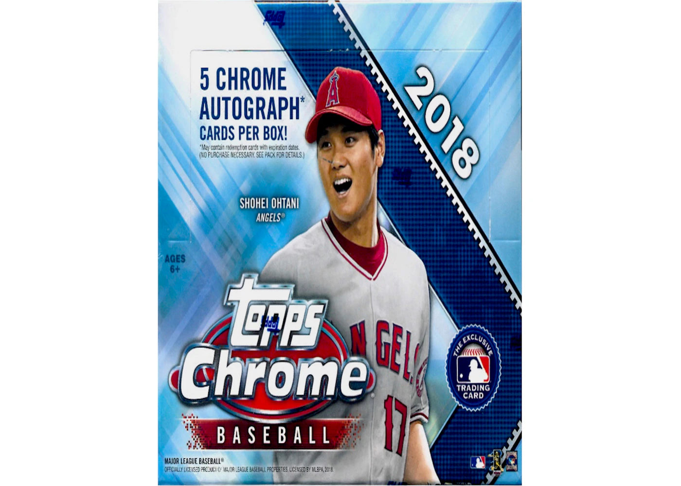 2018 Topps Chrome Baseball Jumbo Box