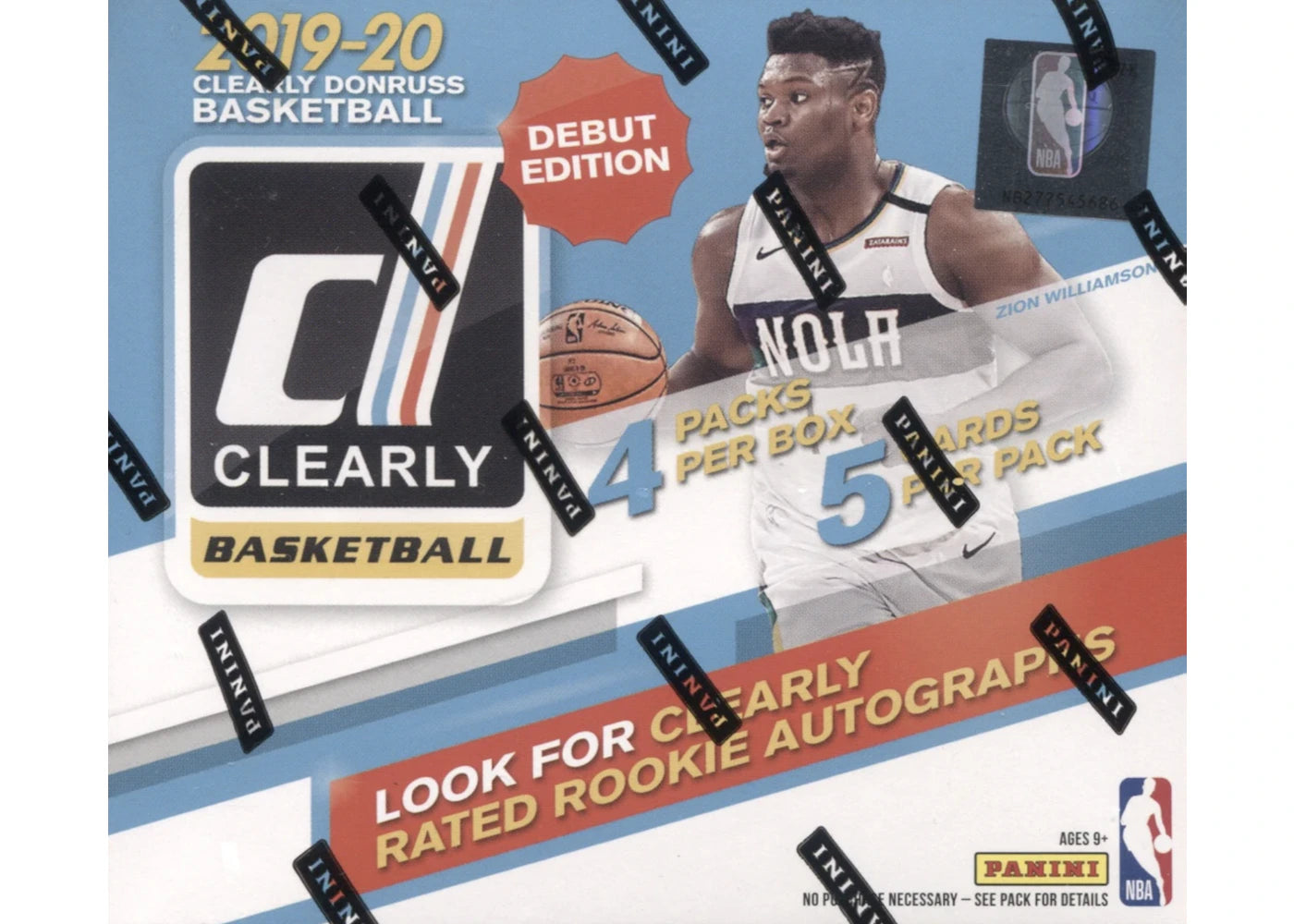 2019-20 Panini Clearly Donruss Basketball Hobby Box