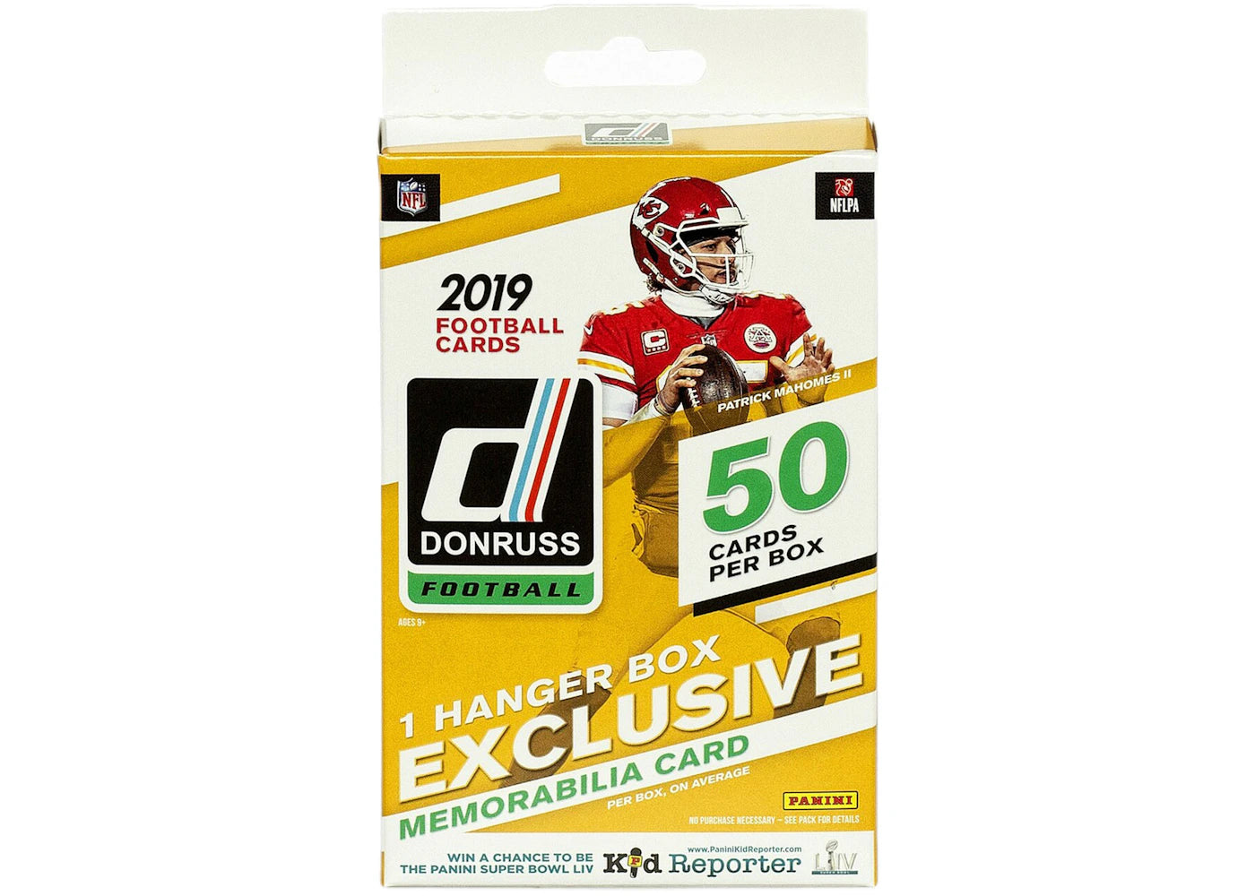 2019 Panini Donruss Football Hanger Box (1 Memorabilia Card)
