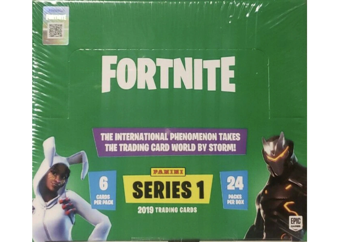 2019 Panini Fortnite Series 1 Hobby Box Clear Shrink Wrap
