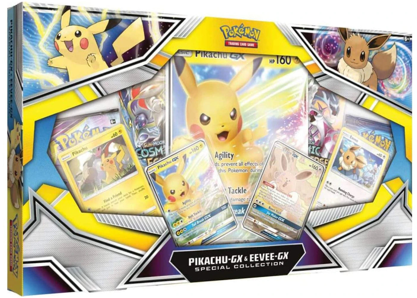 2019 Pokemon TCG Pikachu GX & Eevee GX Special Collection
