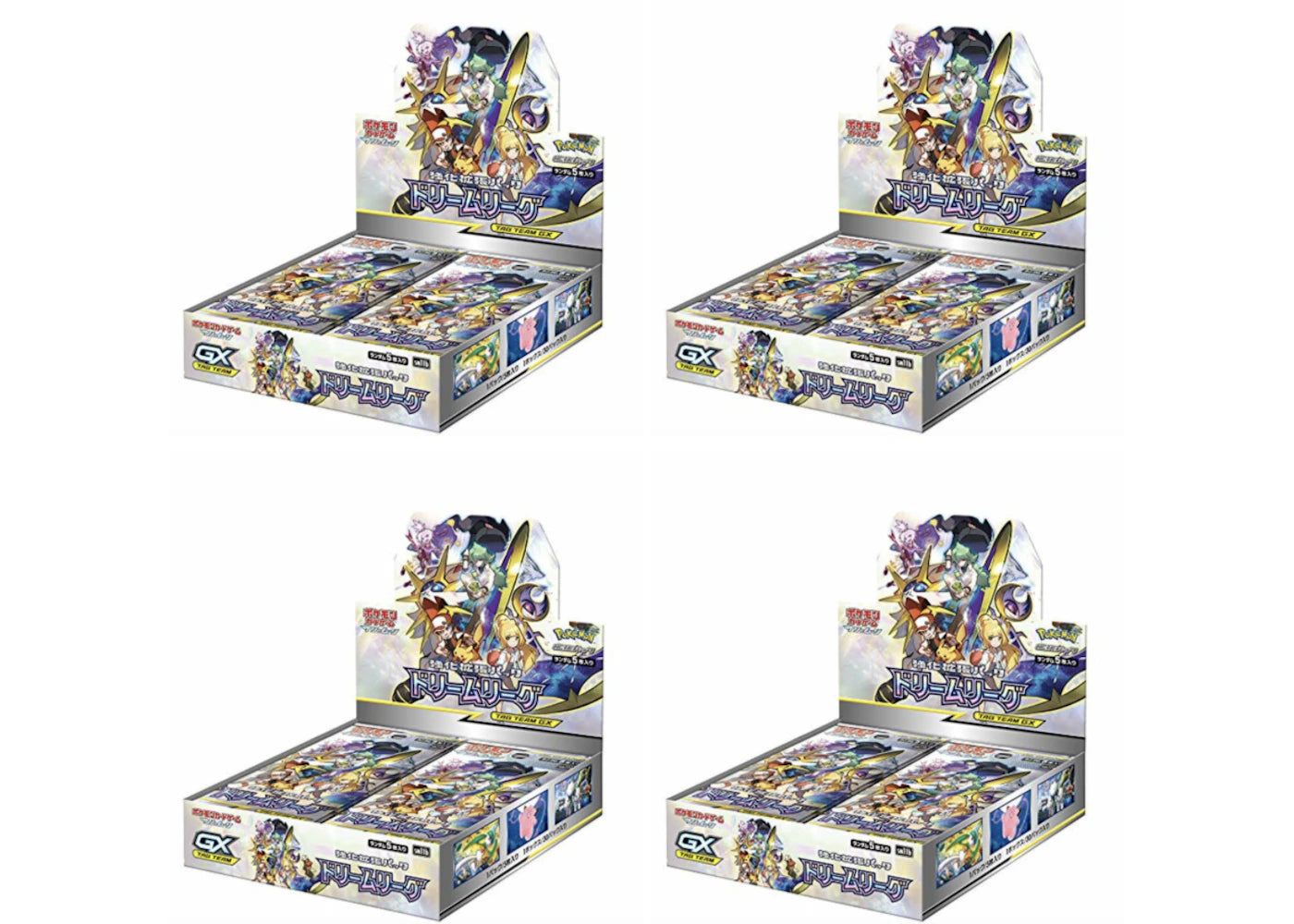 Pokémon TCG Sun & Moon SM11b Dream League Booster Box 4x Lot