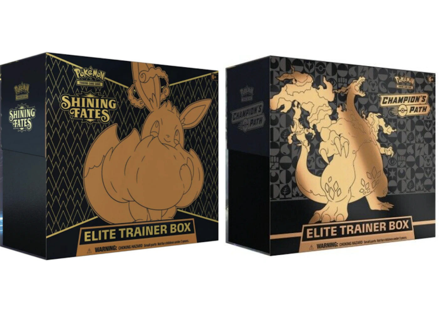Pokémon TCG Champion's Path/Shining Fates Elite Trainer Box Bundle