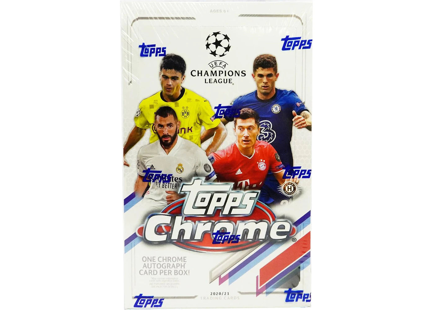 2020-21 Topps Chrome UEFA Champions League Soccer Hobby Box
