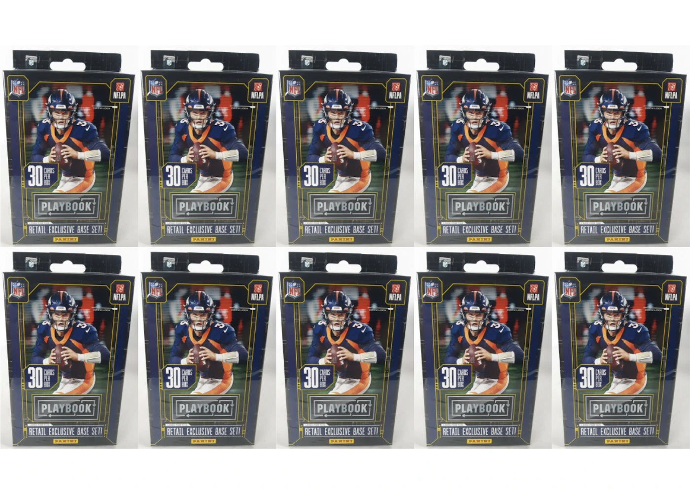 2020 Panini Playbook Football Hanger Box Orange Parallels 10x Lot
