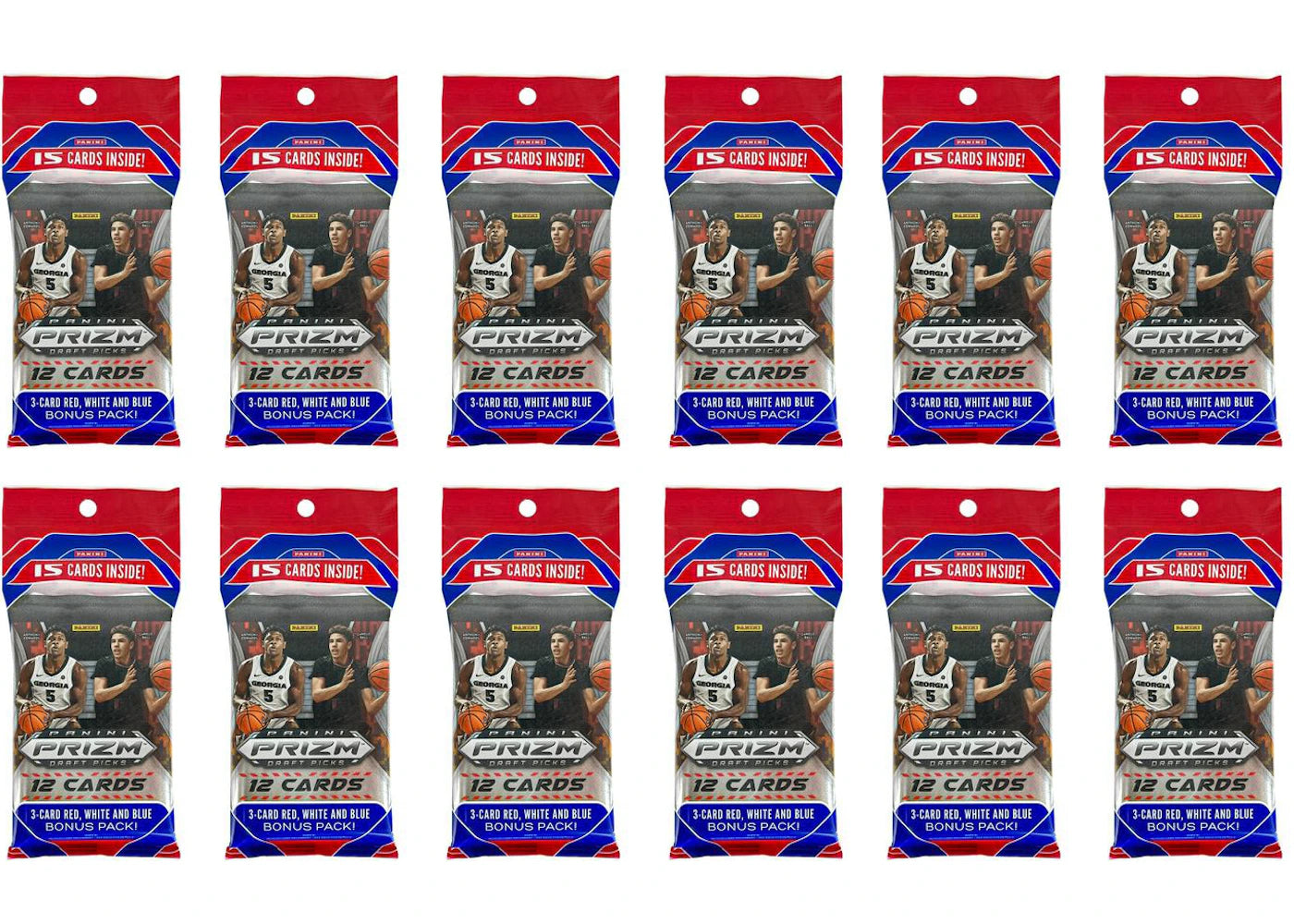 2020 Panini Prizm Draft Picks College Basketball Cello Pack 12x Lot