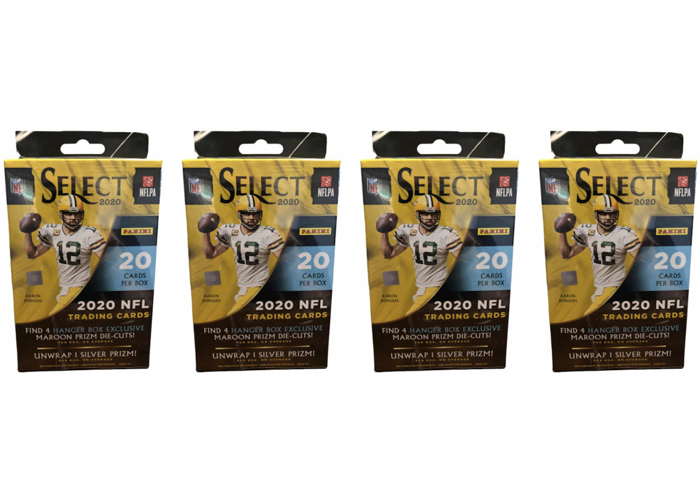 2020 Panini Select Football Hanger Box (Maroon Die-Cuts) 4x Lot