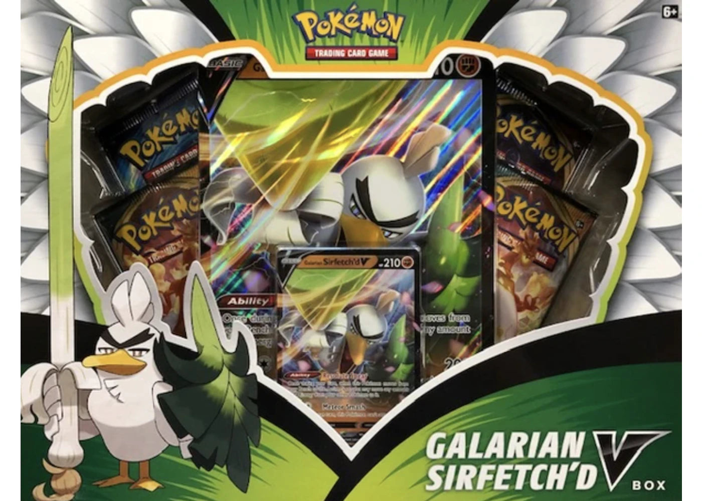 Pokémon TCG Galarian Sirfetch'd V Box