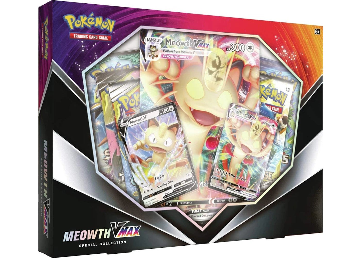 2020 Pokemon TCG Meowth VMAX Special Collection