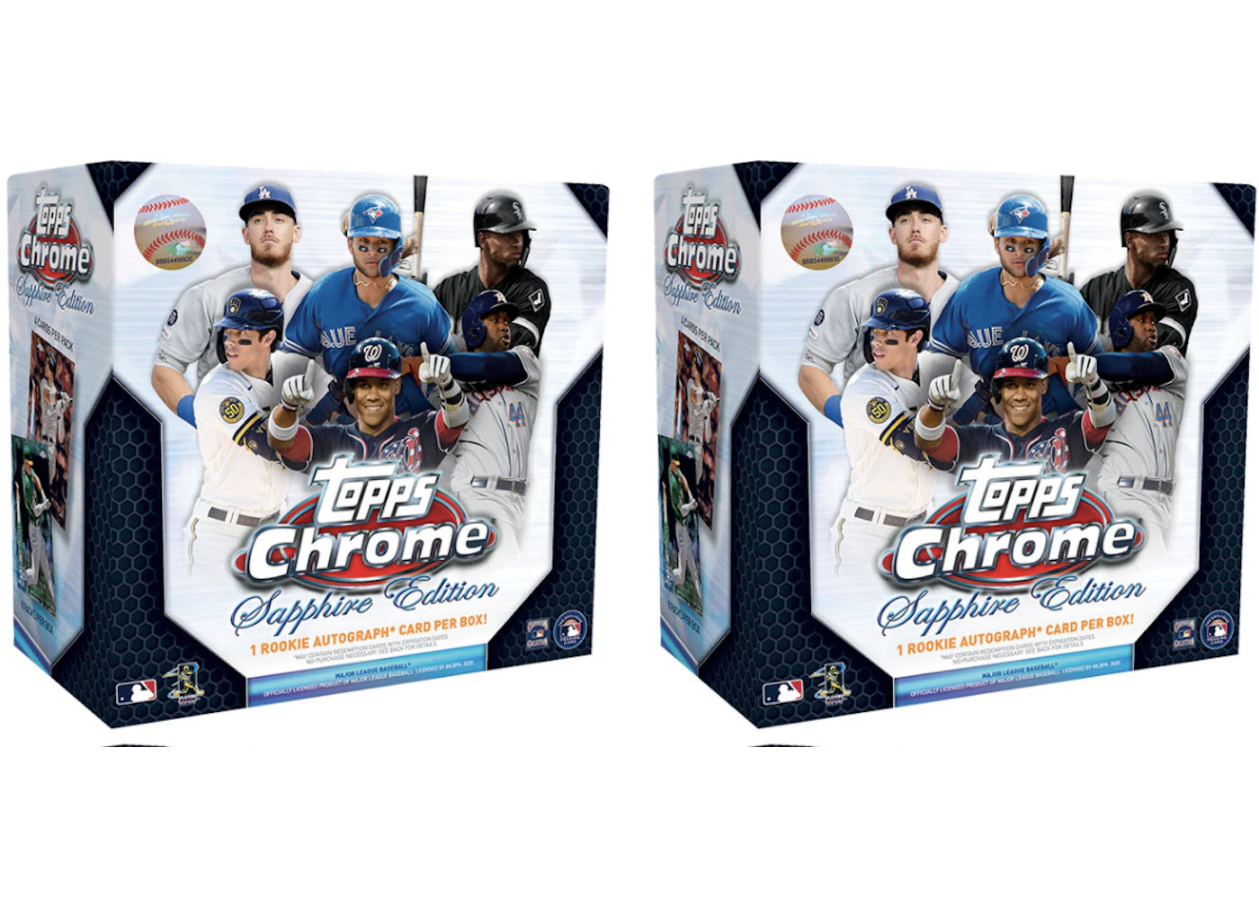 2020 Topps Chrome Sapphire Edition Baseball Box 2x Lot
