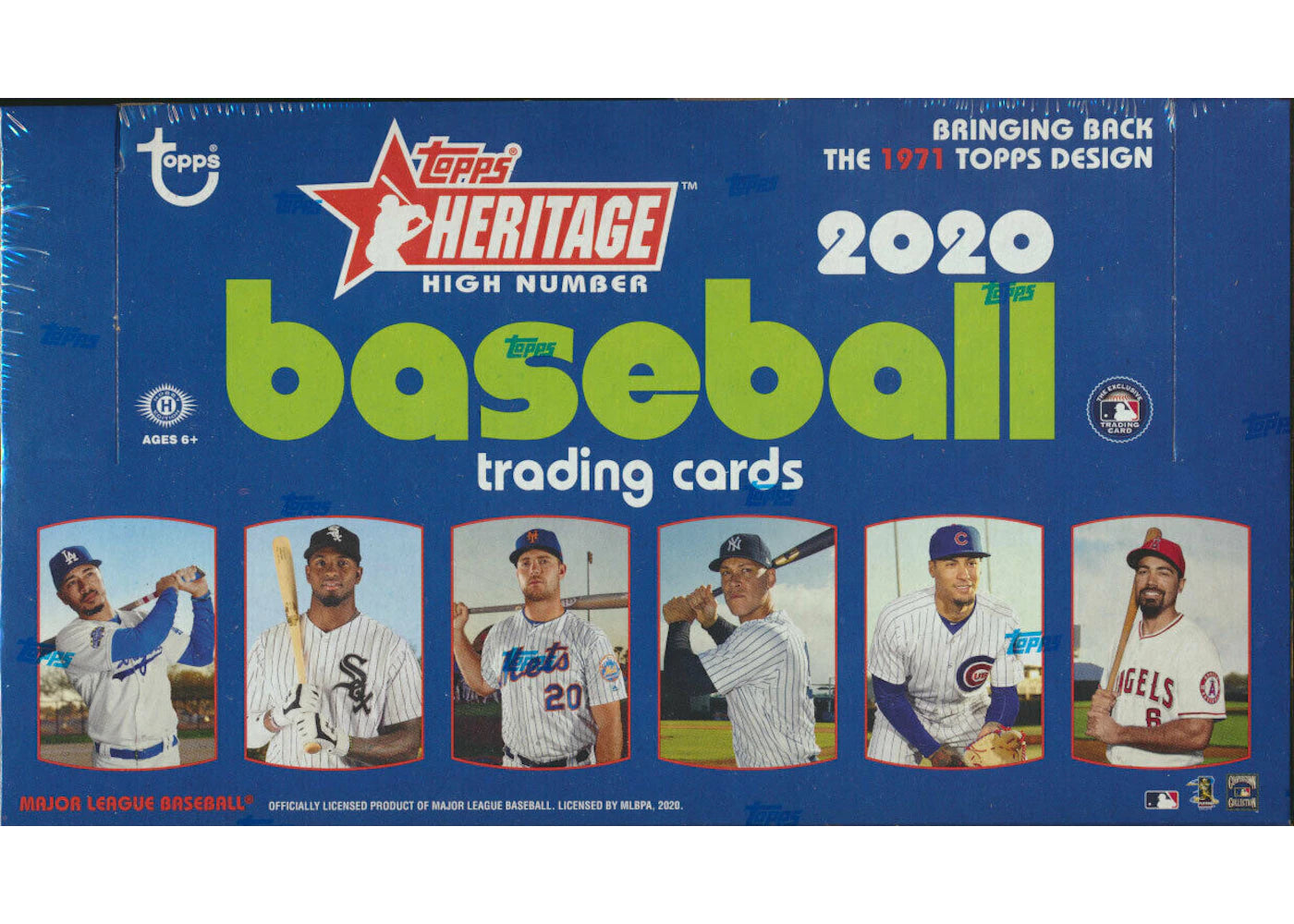 2020 Topps Heritage High Number Baseball Hobby Box