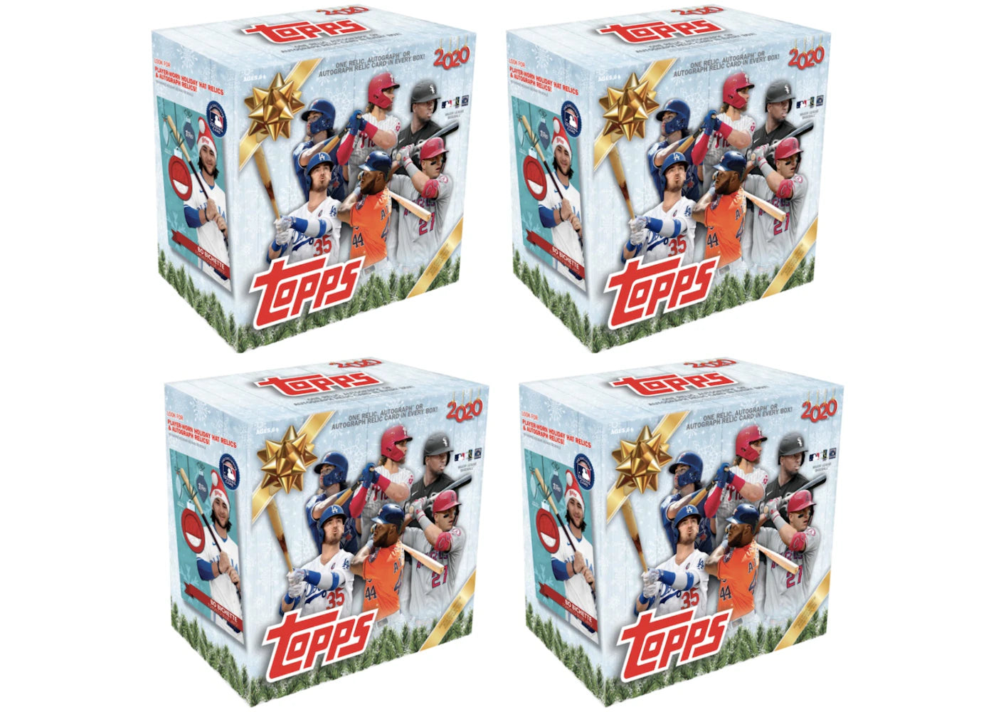 2020 Topps Holiday Baseball Box 4x Lot