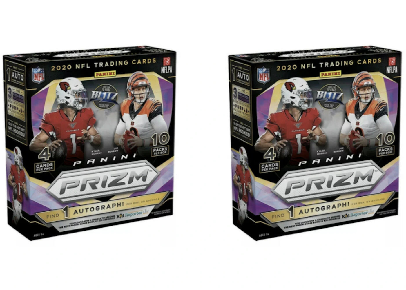 2020 Panini Prizm Football Fanatics Mega Box 2x Lot