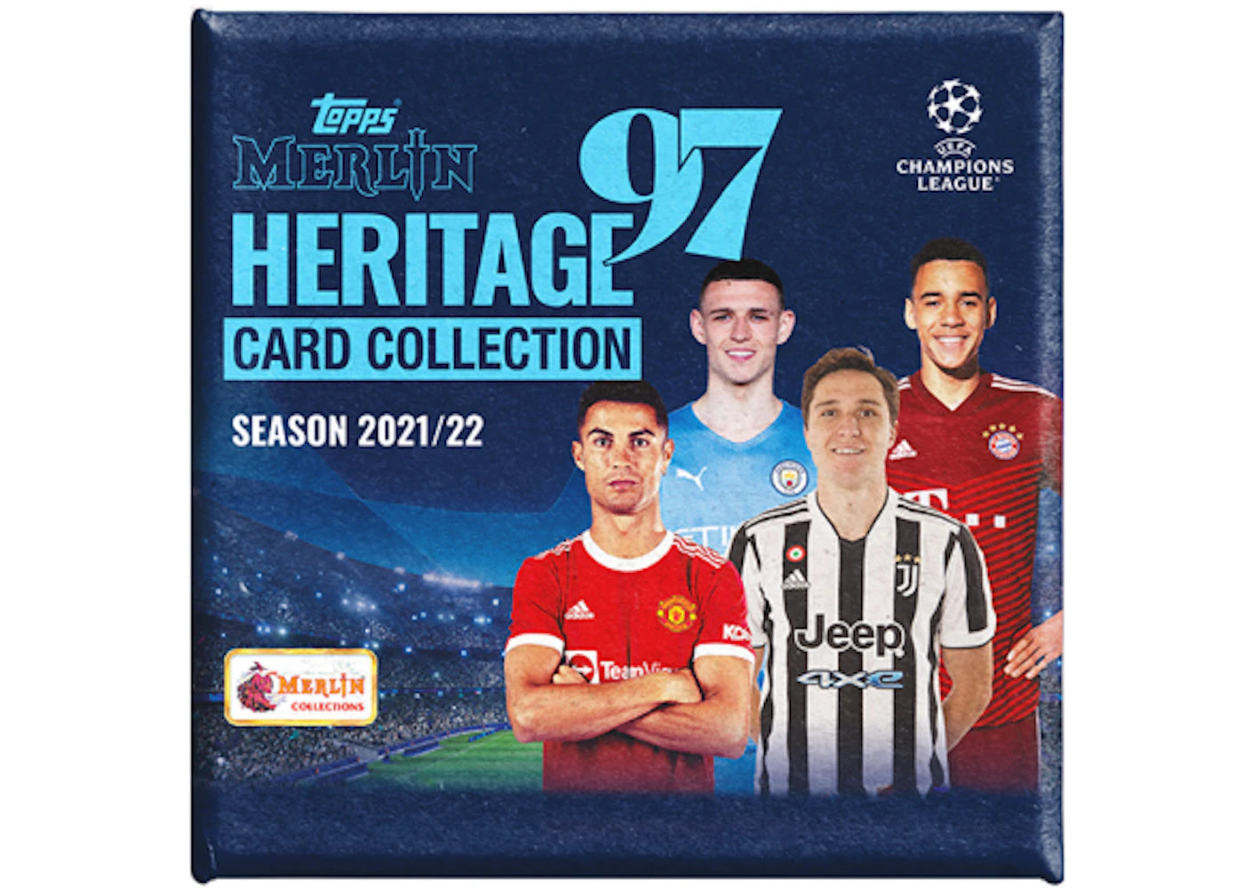 2021-22 Topps Merlin 97 Heritage UEFA Champions League Soccer Hobby Box