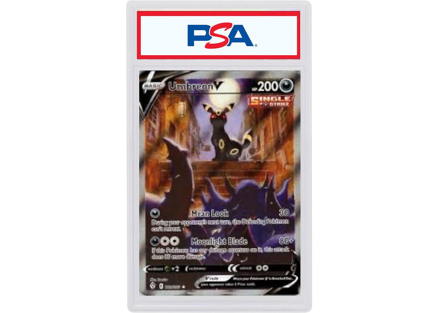 2021 Pokemon Sword & Shield Evolving Skies 189 Full Art/Umbreon V (PSA or BGS Graded)
