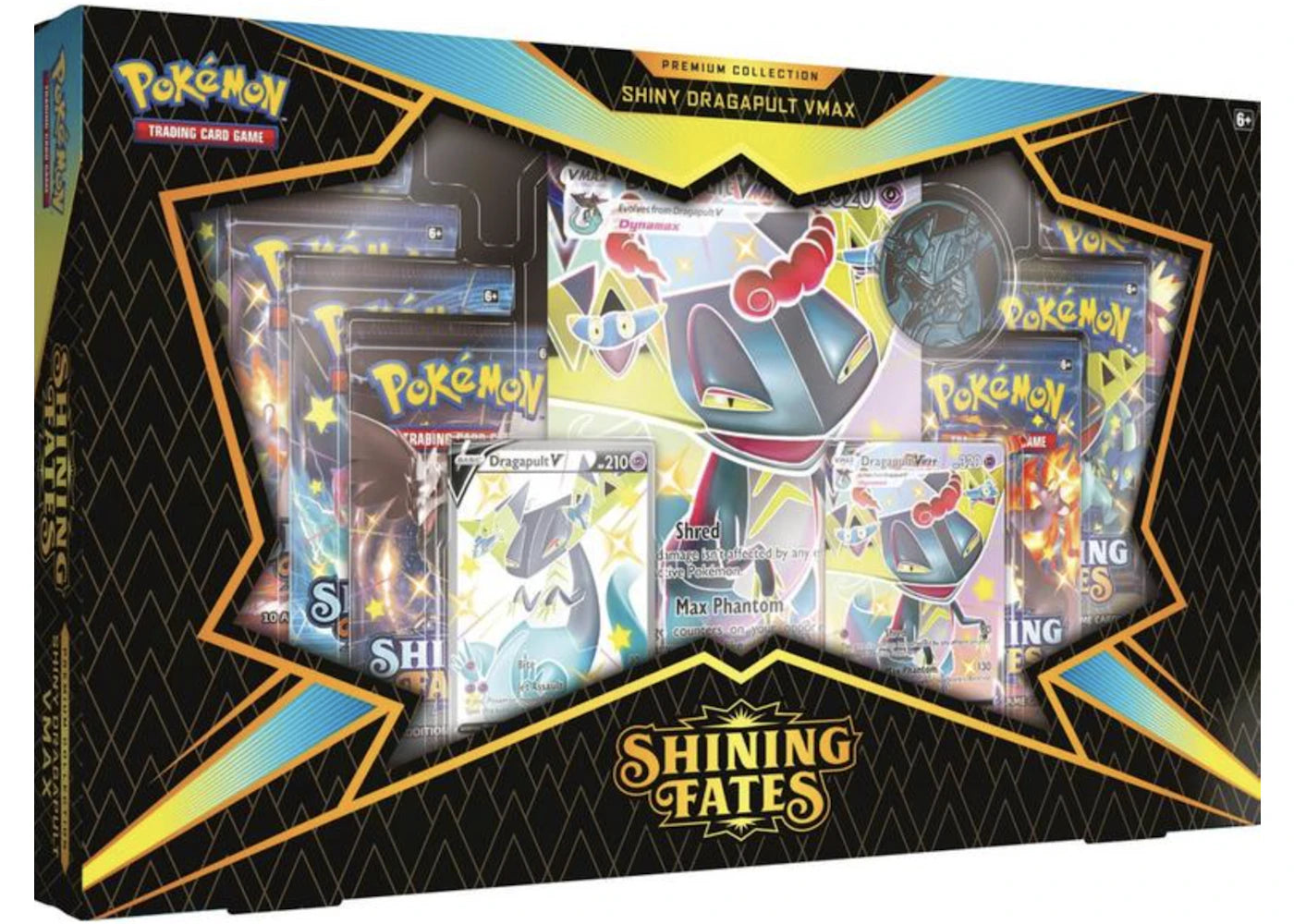 Pokémon TCG Sword & Shield Shining Fates Shiny Dragapult VMAX Premium Collection