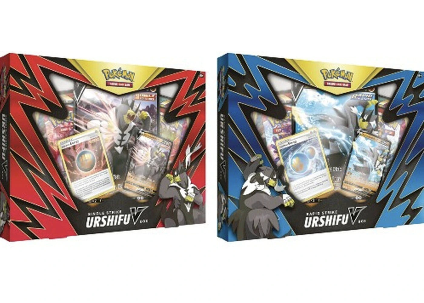 Pokémon TCG Single Strike/Rapid Strike Urshifu V Box Bundle