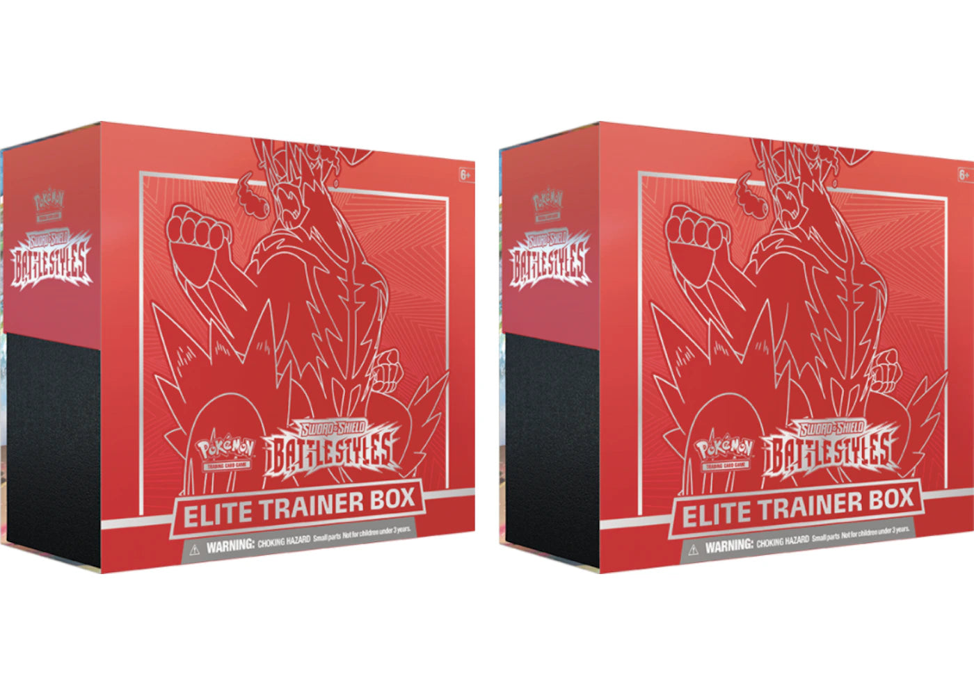 Pokémon TCG Sword & Shield Battle Styles Elite Trainer Box Single Strike 2x Lot