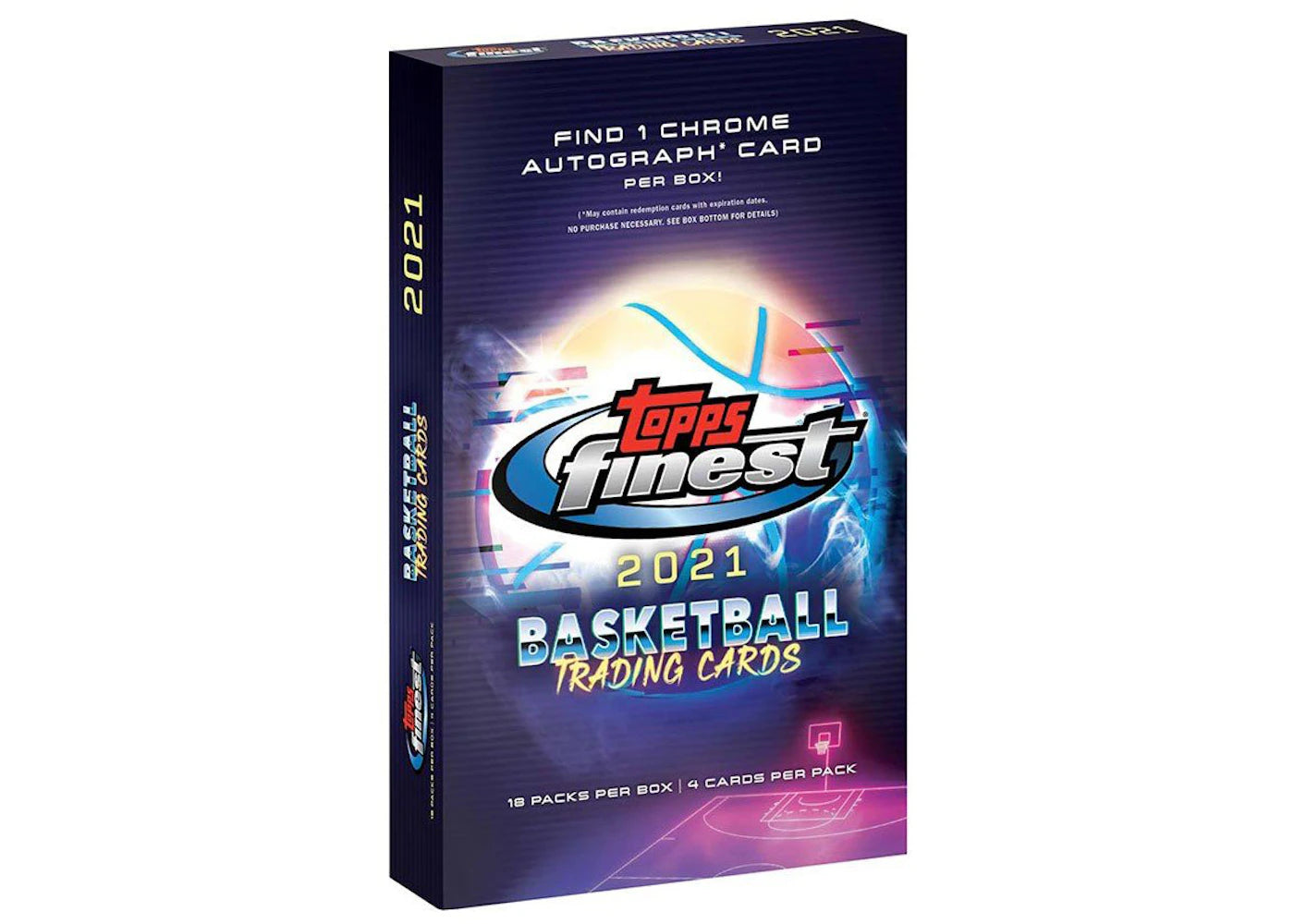 2021 Topps Finest Basketball Hobby Box