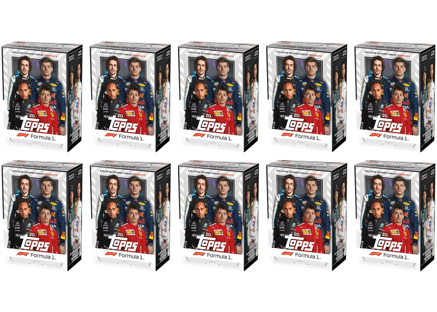 2021 Topps Formula 1 Racing Blaster Box 10x Lot