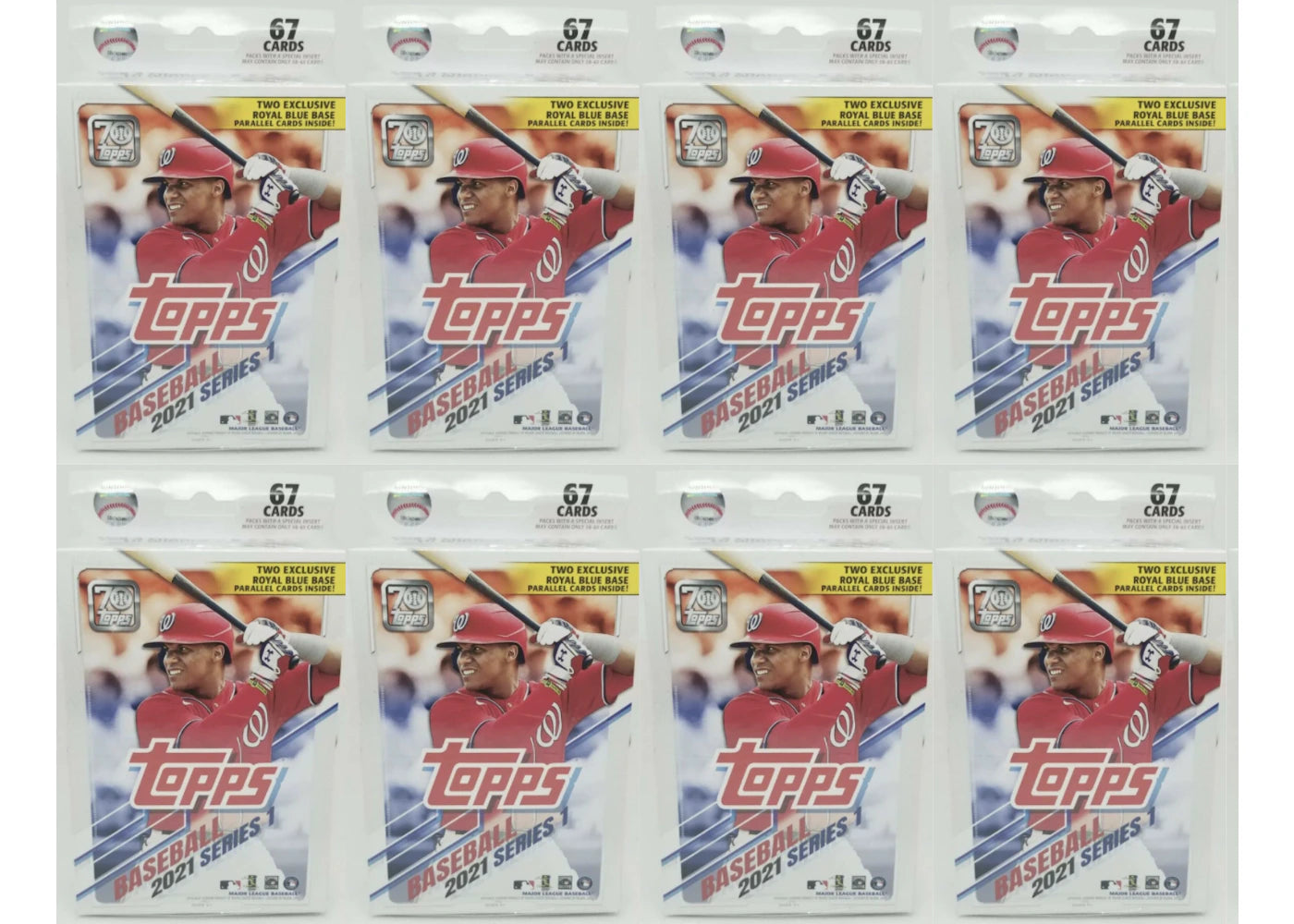 2021 Topps Series 1 Baseball Hanger Box 8x Lot
