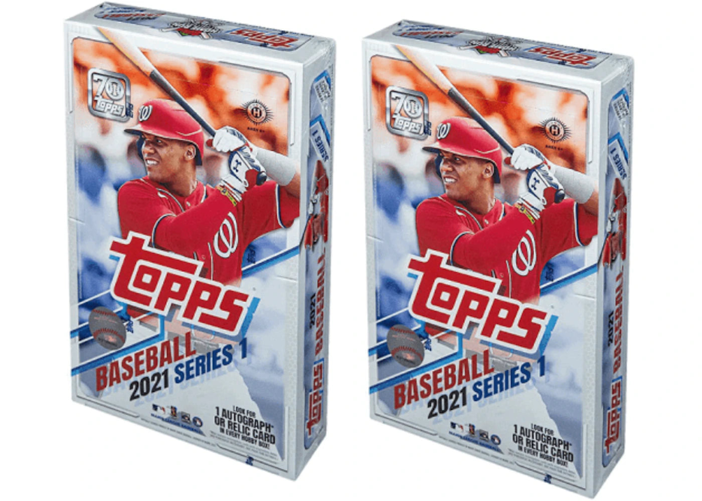 2021 Topps Series 1 Baseball Hobby Box 2x Lot