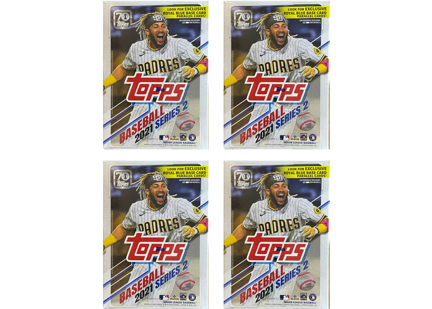 2021 Topps Series 2 Baseball Blaster Box 4x Lot