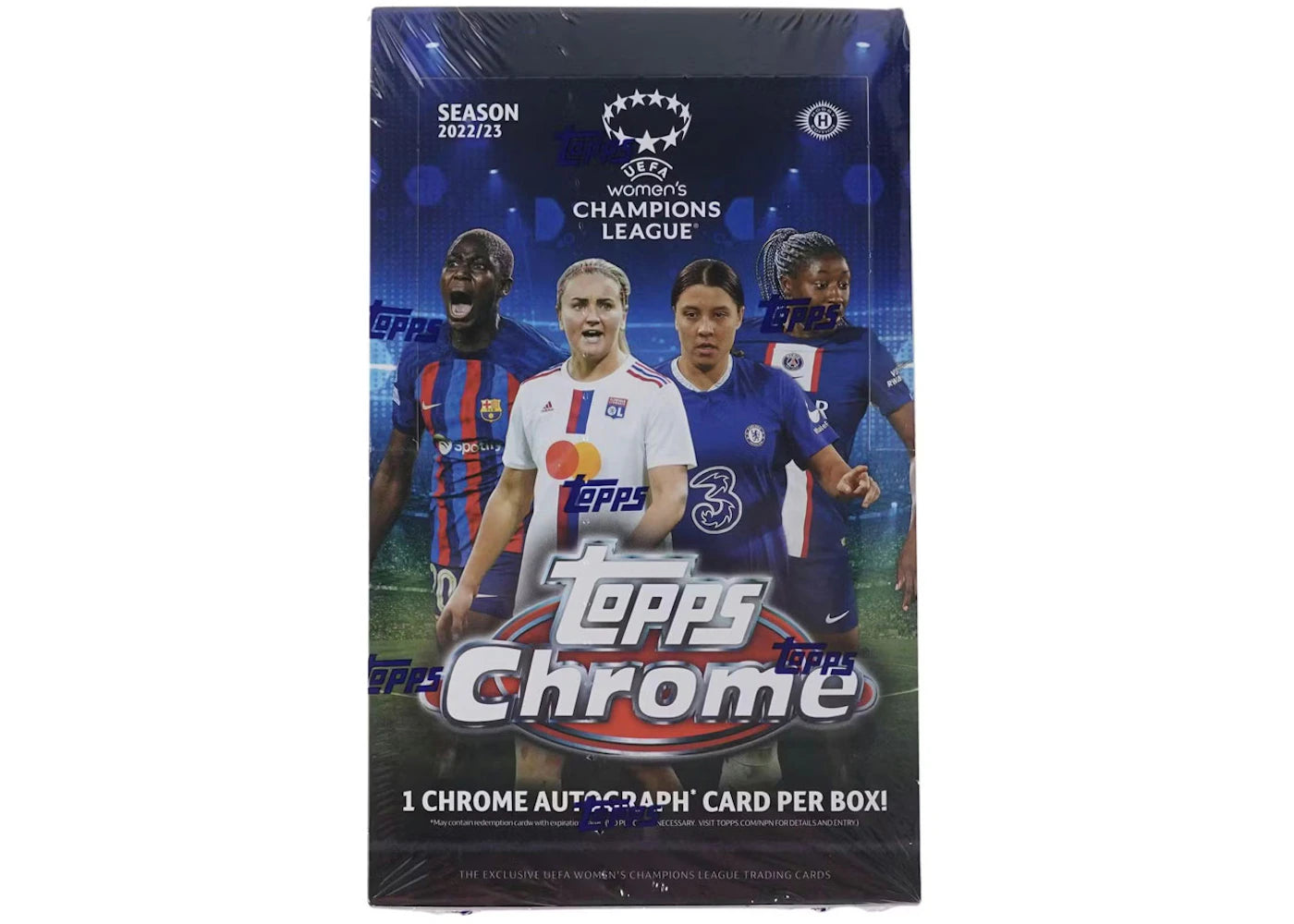 2022/23 Topps Chrome UEFA Women's Champions League Soccer Hobby Box