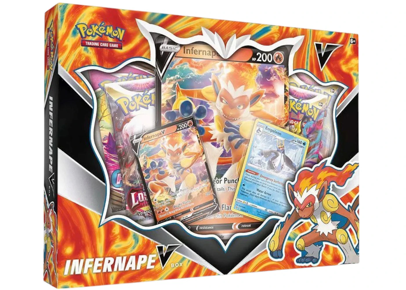 2022 Pokémon Sword & Shield Infernape V Collection Box